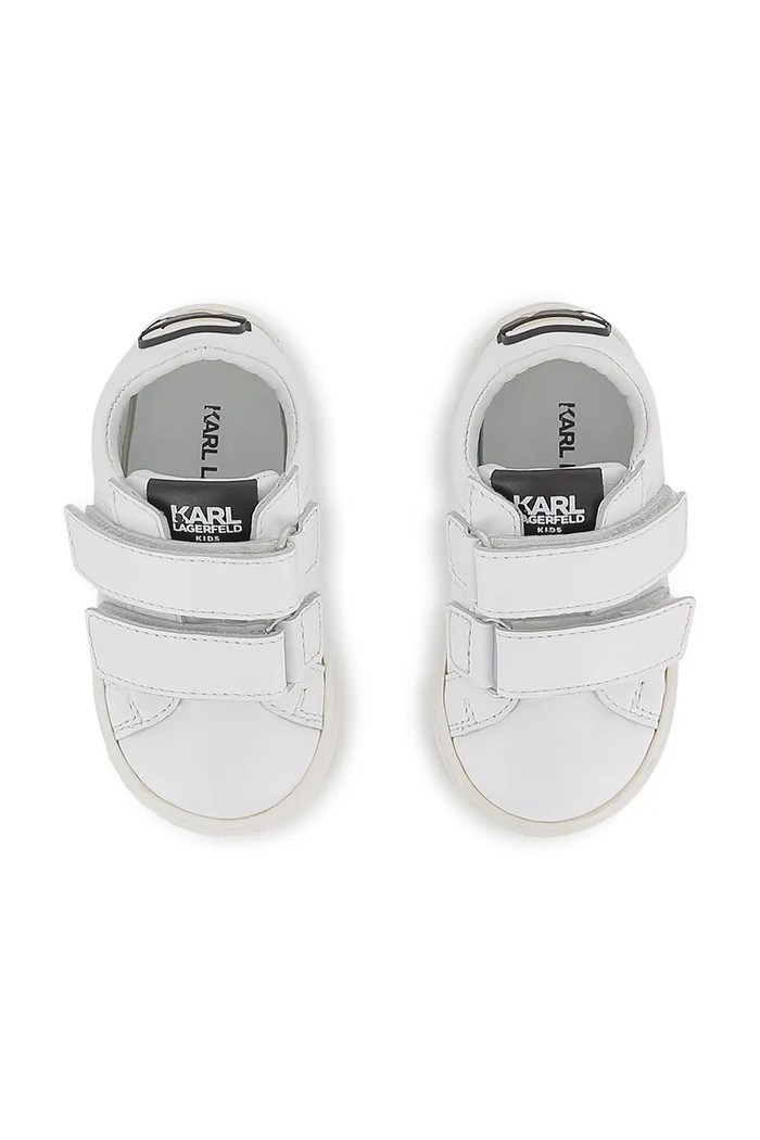 Karl Lagerfeld gyerek bőr sportcipő fehér Z31186.21.27
