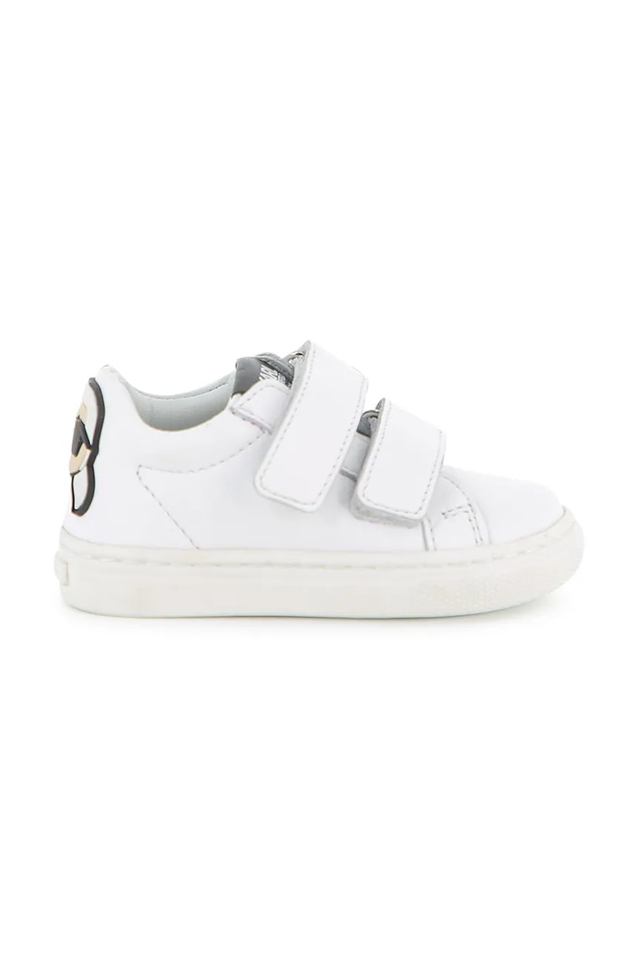 Karl Lagerfeld gyerek bőr sportcipő Z31186.28.30 fehér SS26