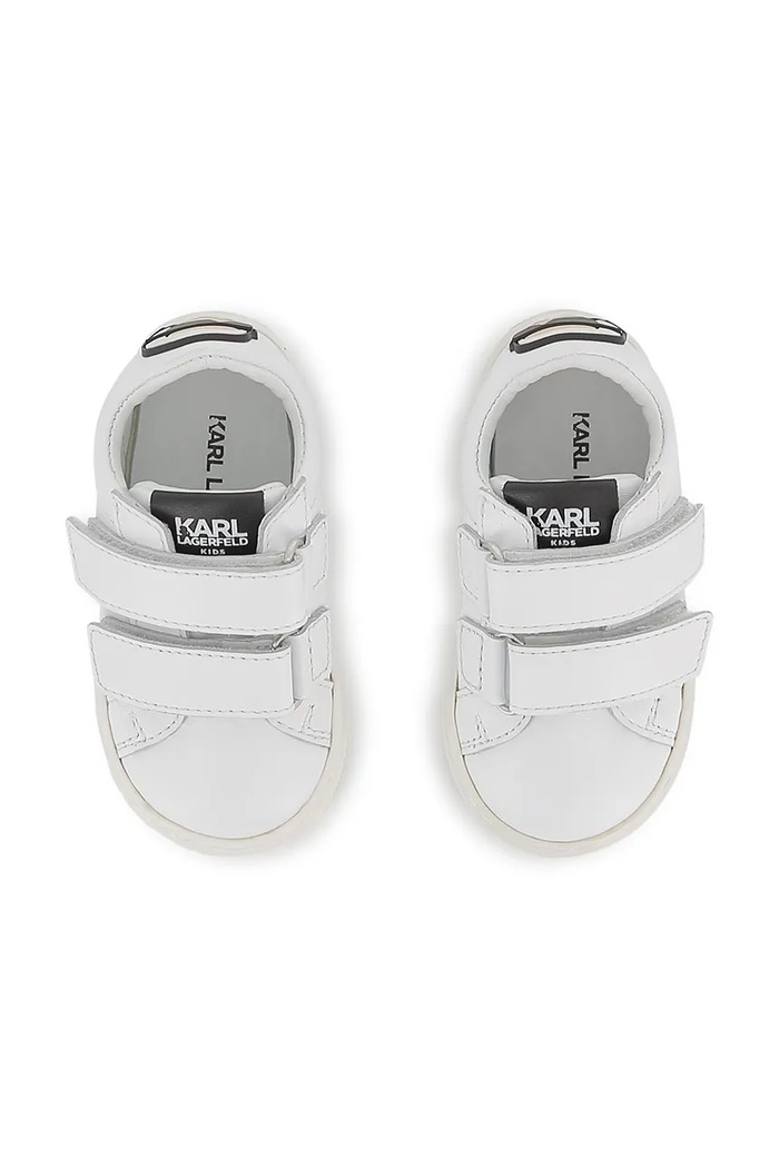 Karl Lagerfeld gyerek bőr sportcipő fehér Z31186.28.30