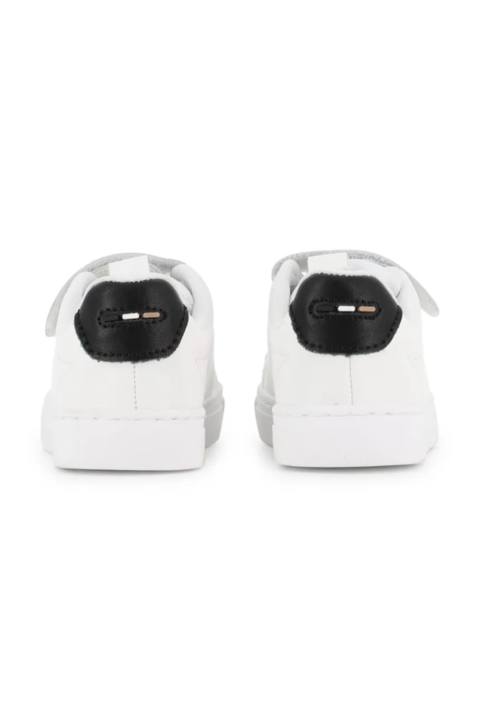 Αγορίστικα Παιδικά nubuck sneakers BOSS J52824.21 λευκό