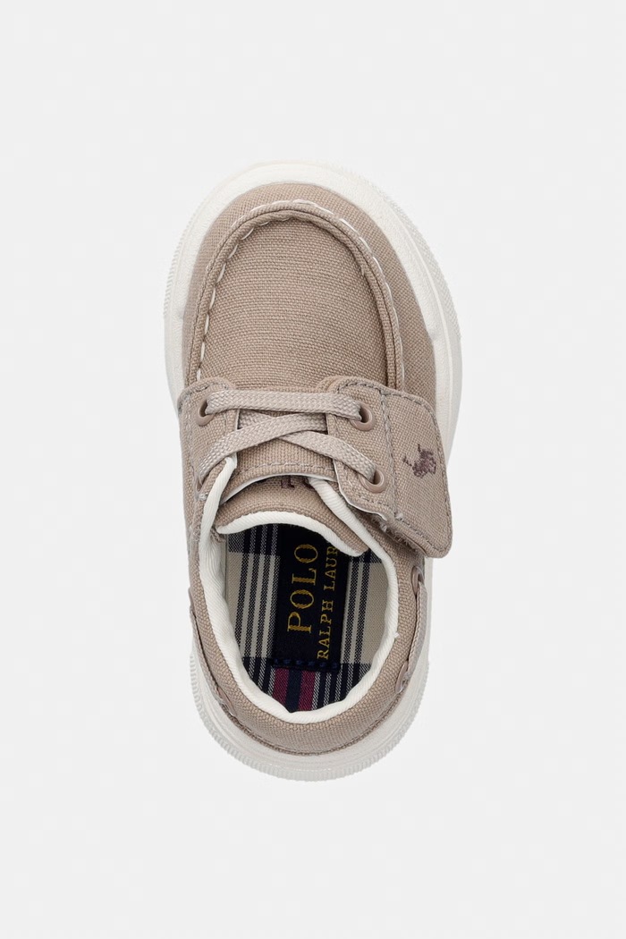 Polo Ralph Lauren mokasíny dětské BRIAR BOAT EZ béžová RL04223256