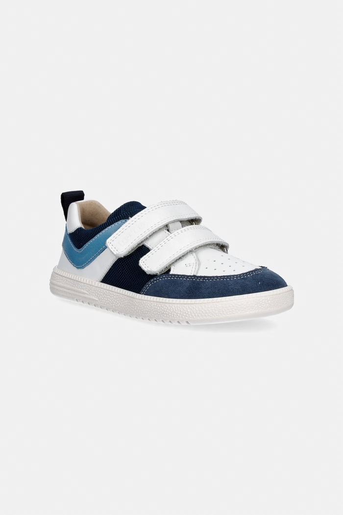 Otroške usnjene superge Froddo ZERU LOOP BAREFOOT Nizka bela G3130282.25.30