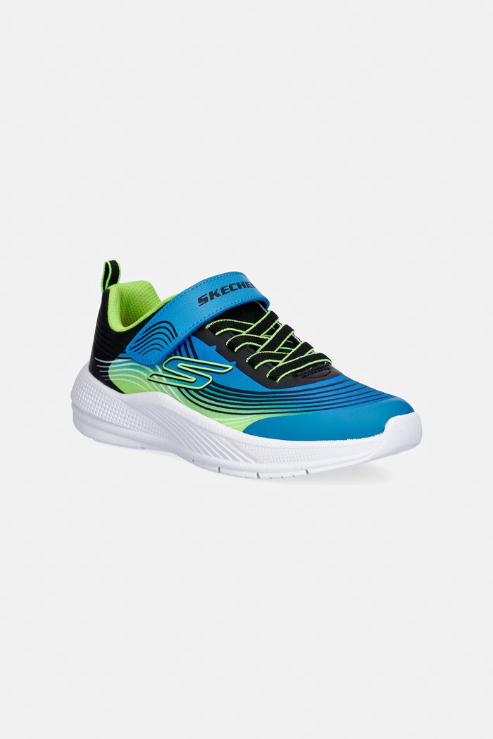 Детски маратонки Skechers MICROSPEC ADVANCE изкуствен син 403926L