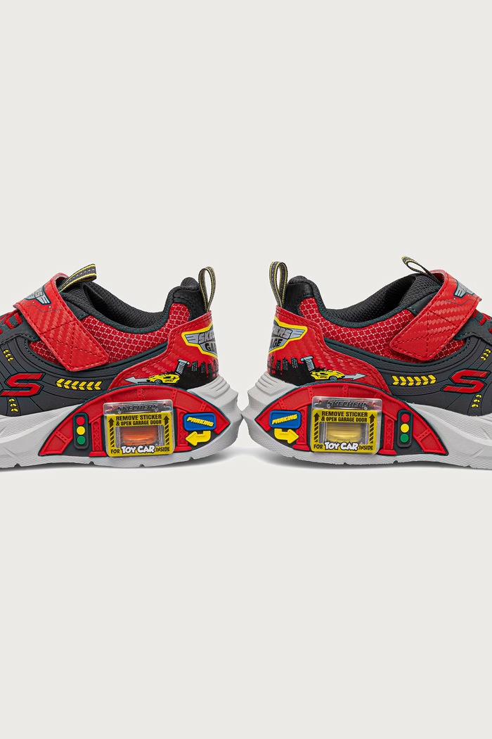 Skechers SKECHERS GARAGE sneakersy dziecięce 402150L czerwony SS26