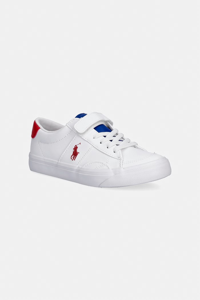 polo Ralph Lauren sneakers pentru copii alb RL04836103