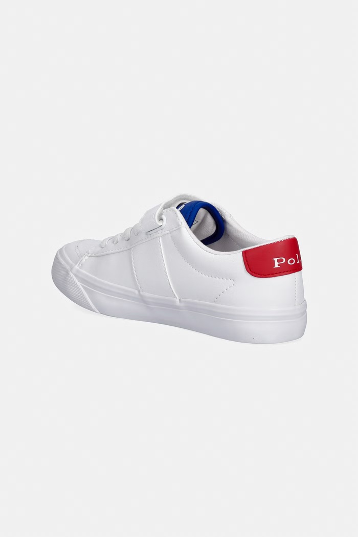 Băieți polo Ralph Lauren sneakers pentru copii RL04836103 alb