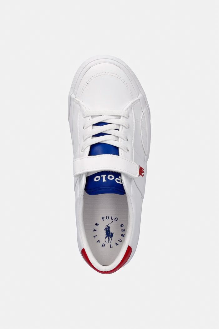 polo Ralph Lauren sneakers pentru copii alb RL04836103