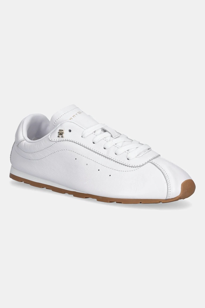Tommy Hilfiger bőr sportcipő TH LOW PROFILE RUNNER egyéb fehér FW0FW08951