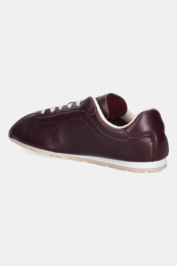 Cipők Tommy Hilfiger bőr sportcipő TH LOW PROFILE RUNNER FW0FW08951 burgundia
