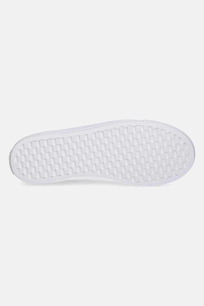 Tenisky Tommy Hilfiger TH PLATFORM SNEAKER TUMBLED LTR FW0FW09018 biela