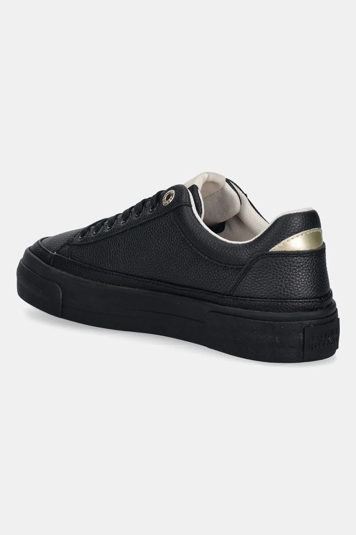 Cipők Tommy Hilfiger sportcipő TH PLATFORM SNEAKER TUMBLED LTR FW0FW09018 fekete