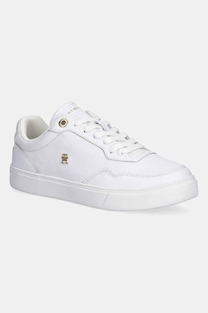 Tommy Hilfiger sneakersy skórzane CASUAL CUPSOLE SNEAKER pozostałe biały FW0FW09022