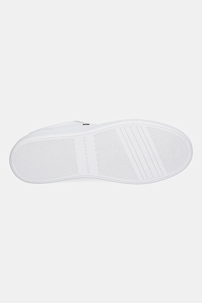 Tommy Hilfiger sneakersy skórzane CASUAL CUPSOLE SNEAKER FW0FW09022 biały