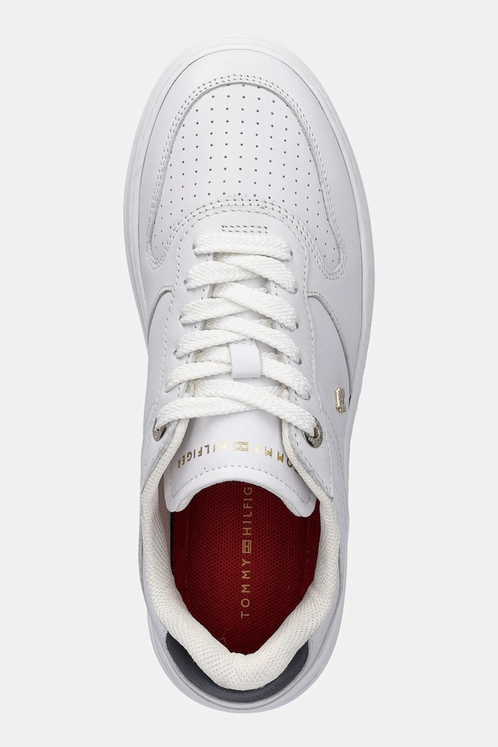 Tommy Hilfiger sportcipő TH SPORTY CUPSOLE CORP fehér FW0FW09025