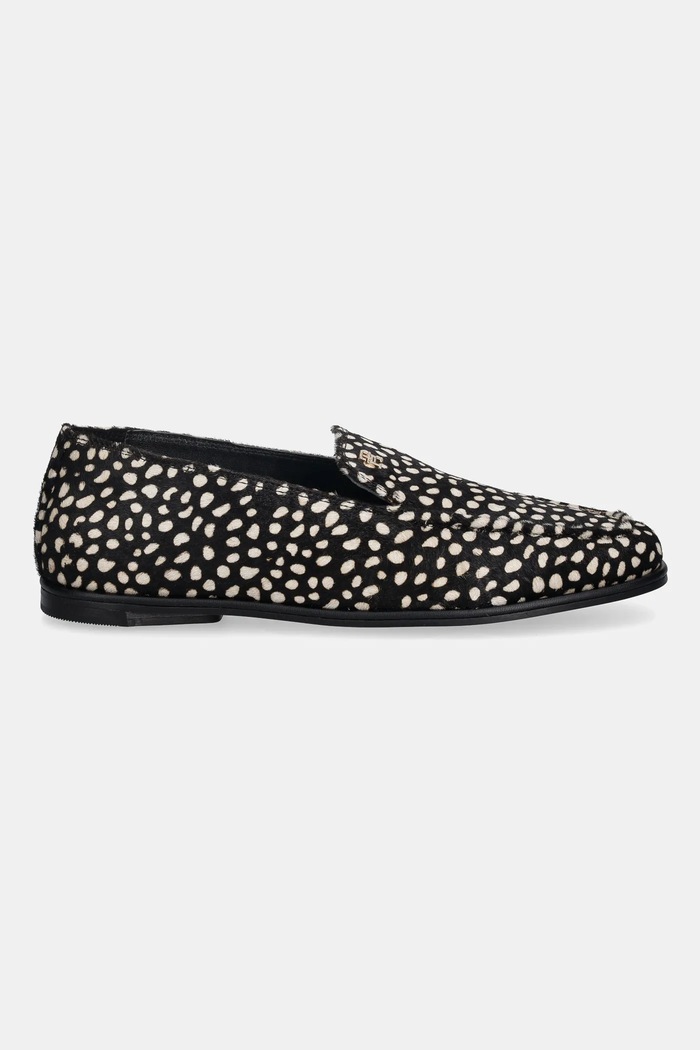 Tommy Hilfiger velúr mokaszin TH PONEY HAIR LOAFER FW0FW09169 fekete SS26