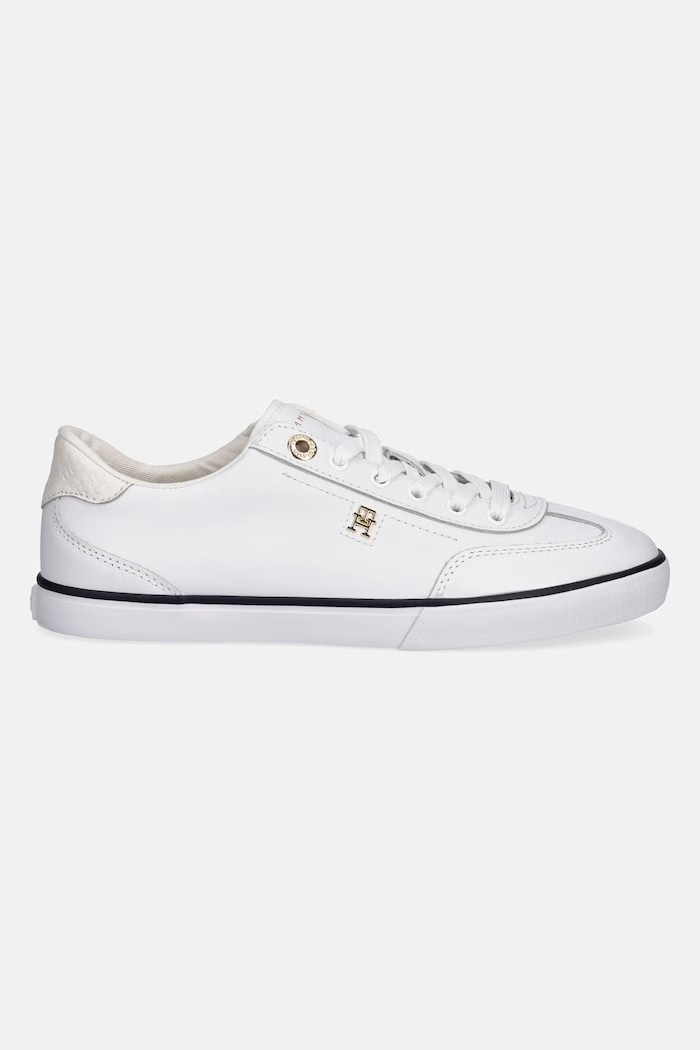 Tommy Hilfiger TH CHIC LOW PROFILE VULC tenisky dámske kožené FW0FW09104 biela SS26