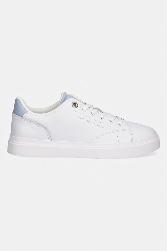 Tommy Hilfiger TH FEMININE CUPSOLE LEATHER tenisky dámske FW0FW09105 biela SS26