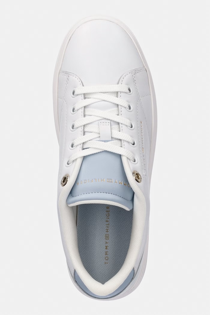 Tommy Hilfiger TH FEMININE CUPSOLE LEATHER tenisky dámske biela FW0FW09105