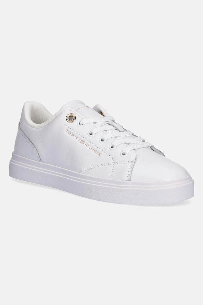 Tommy Hilfiger TH FEMININE CUPSOLE LEATHER tenisky dámske biela FW0FW09105