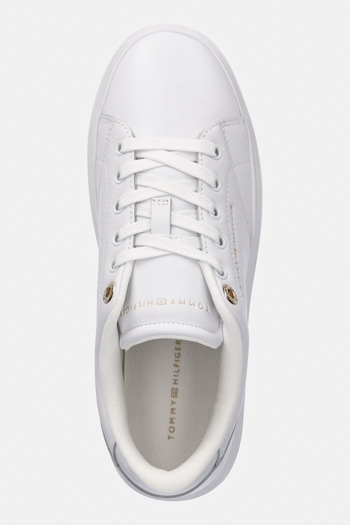 Tommy Hilfiger TH FEMININE CUPSOLE LEATHER tenisky dámske biela FW0FW09105