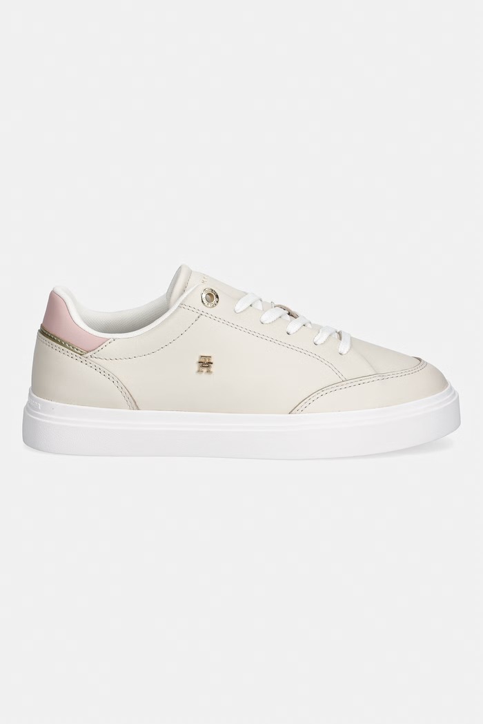 Tommy Hilfiger TH CHIC CUPSOLE dámske tenisky FW0FW09106 béžová SS26