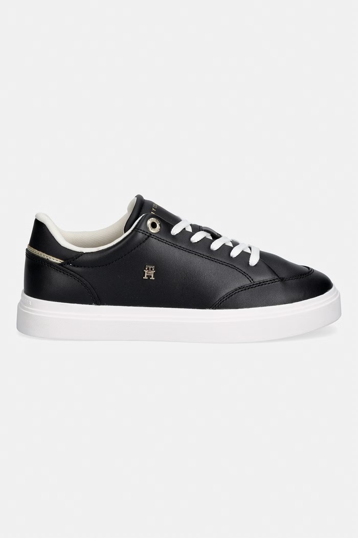 Tommy Hilfiger TH CHIC CUPSOLE dámske tenisky FW0FW09106 čierna SS26