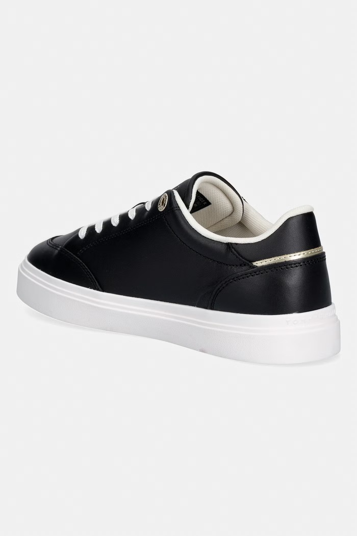 Obuv Tommy Hilfiger TH CHIC CUPSOLE dámske tenisky FW0FW09106 čierna