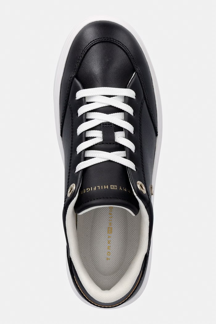 Tommy Hilfiger TH CHIC CUPSOLE dámske tenisky čierna FW0FW09106