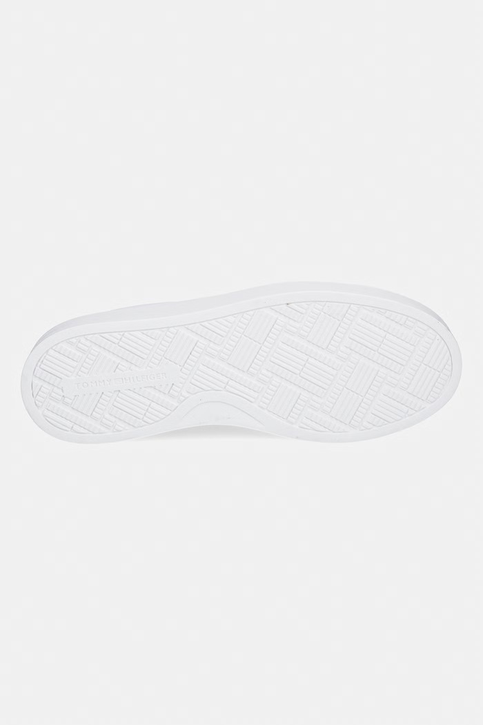 Tommy Hilfiger TH CHIC CUPSOLE PLATFORM sneakersy damskie skórzane FW0FW09107 biały