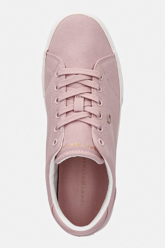 Tommy Hilfiger TH LOW PROFILE VULC CANVAS dámske tenisky ružová FW0FW09102