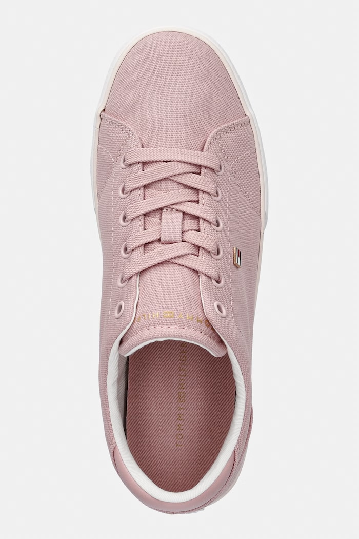 Tommy Hilfiger TH LOW PROFILE VULC CANVAS dámske tenisky ružová FW0FW09102