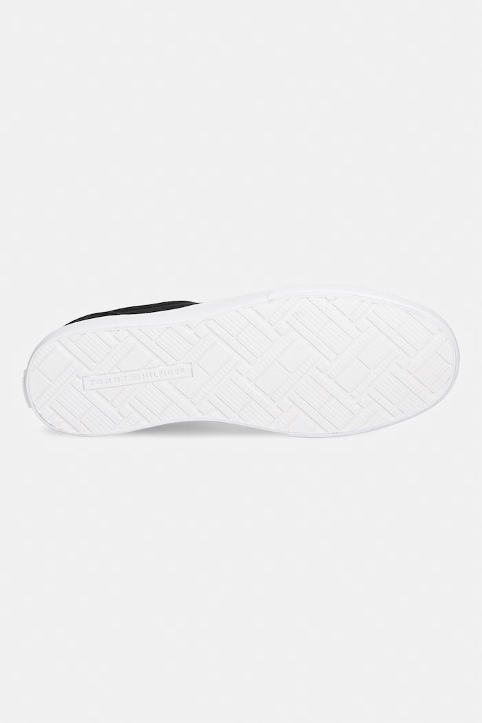 Tommy Hilfiger TH LOW PROFILE VULC CANVAS tenisky dámské FW0FW09102 černá