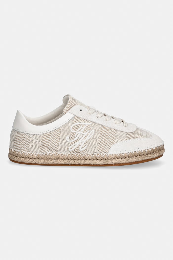 Tommy Hilfiger TH HERITAGE ROPE SNEAKER teniși pentru femei FW0FW09108 bej SS26