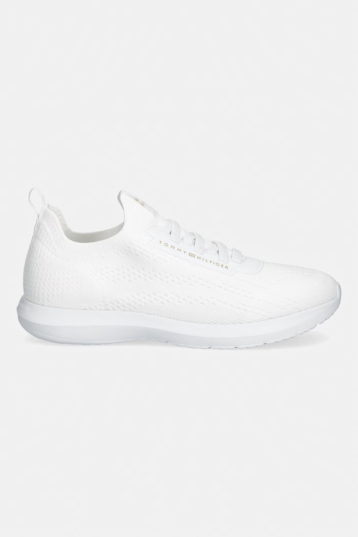 Tommy Hilfiger TH KNIT EXTRALIGHT RUNNER tenisky dámske FW0FW09112 biela SS26