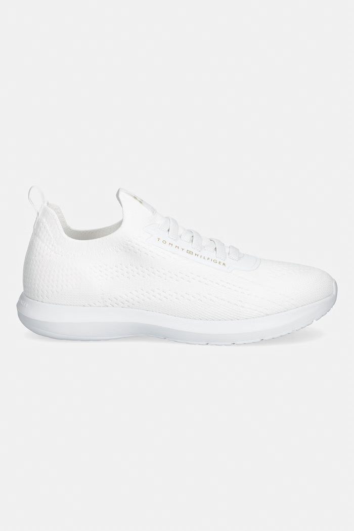 Tommy Hilfiger TH KNIT EXTRALIGHT RUNNER tenisky dámske FW0FW09112 biela SS26