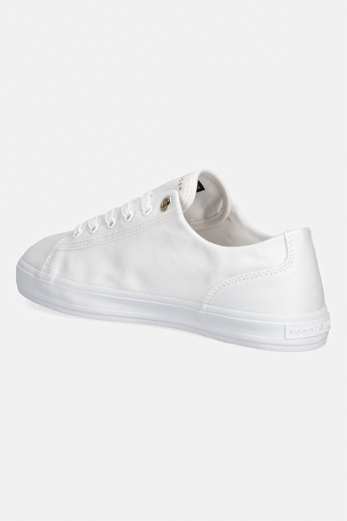 Obuwie Tommy Hilfiger TH FOXING SNEAKER CANVAS tenisówki damskie FW0FW09170 biały