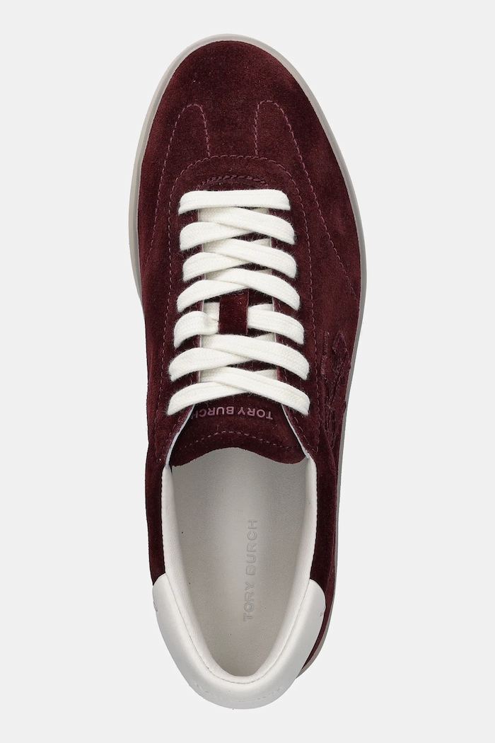 Semišové tenisky Tory Burch Phoenix Sneaker burgundské 166688.600