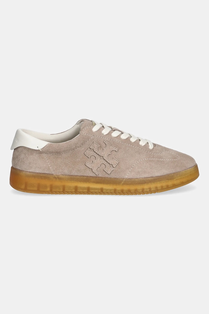 Велурени маратонки Tory Burch Phoenix Sneaker 166688.650 бежов SS26