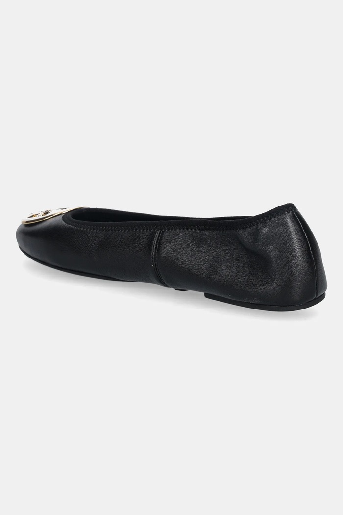 Boty Kožené baleríny Tory Burch Reva Travel Ballet 177201.013 černá
