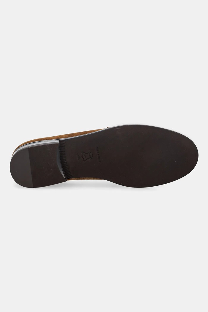 Semišové mokasíny Tory Burch Classic Penny Loafer 178119.200 hnědá