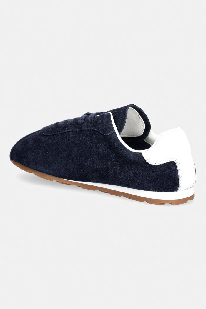 Obuwie Tommy Hilfiger TH BELLA LOW RUNNER SUEDE sneakersy damskie zamszowe FW0FW09189 granatowy