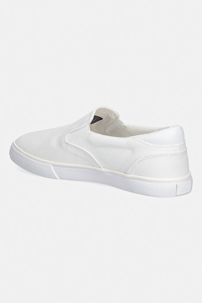 Obuv Tommy Hilfiger TH LOW PROFILE SLIP ON tenisky dámske FW0FW09103 biela