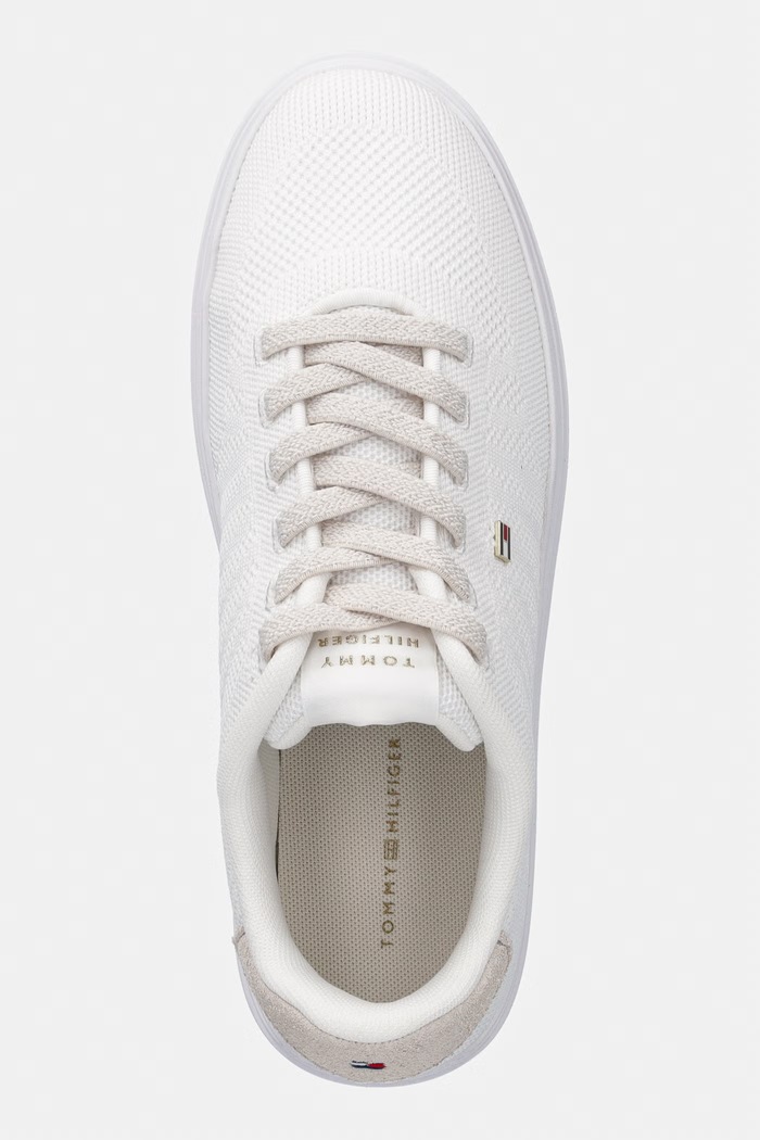 Tommy Hilfiger TH FEMININE CUPSOLE KNIT sneakersy damskie biały FW0FW09289