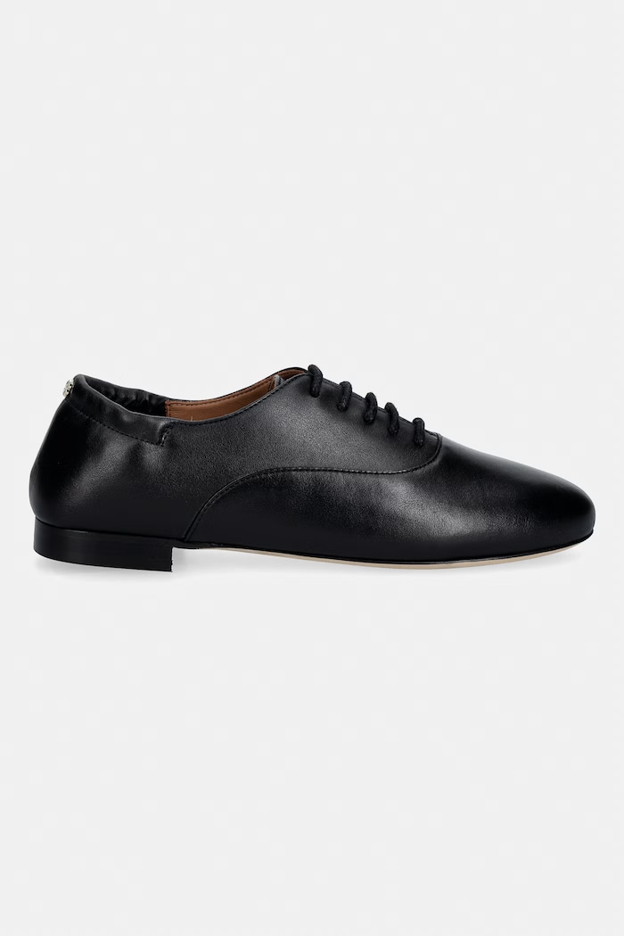BOSS półbuty skórzane Rosaline 50557691.001 czarny SS26