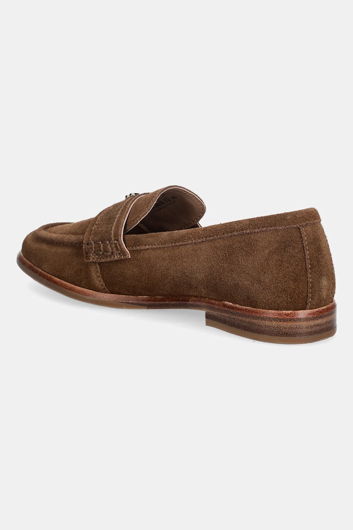 Obuv Semišové mokasíny BOSS Helyan 50564752.211 hnedá