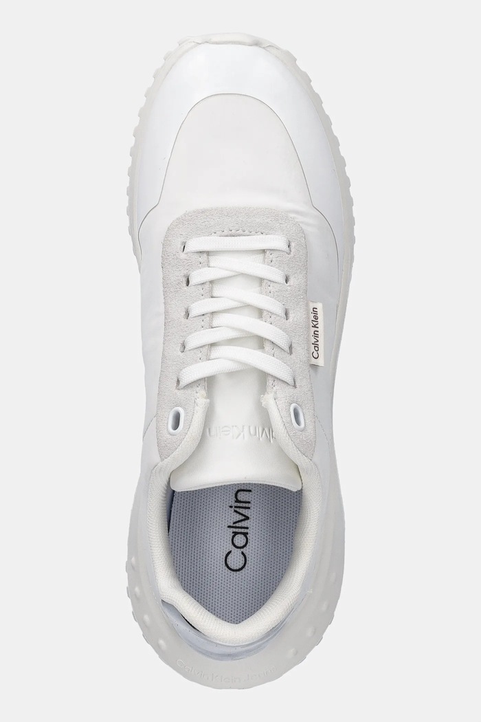 Маратонки Calvin Klein EVA RUNNER LACE UP MAT MIX бял YW0YW02016