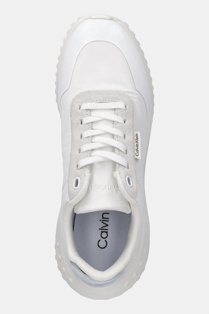Маратонки Calvin Klein EVA RUNNER LACE UP MAT MIX бял YW0YW02016