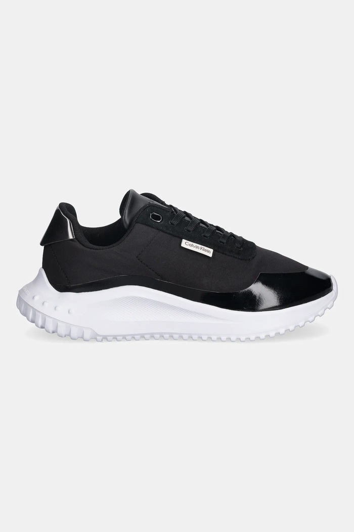 Calvin Klein sneakersy EVA RUNNER LACE UP MAT MIX YW0YW02016 czarny SS26