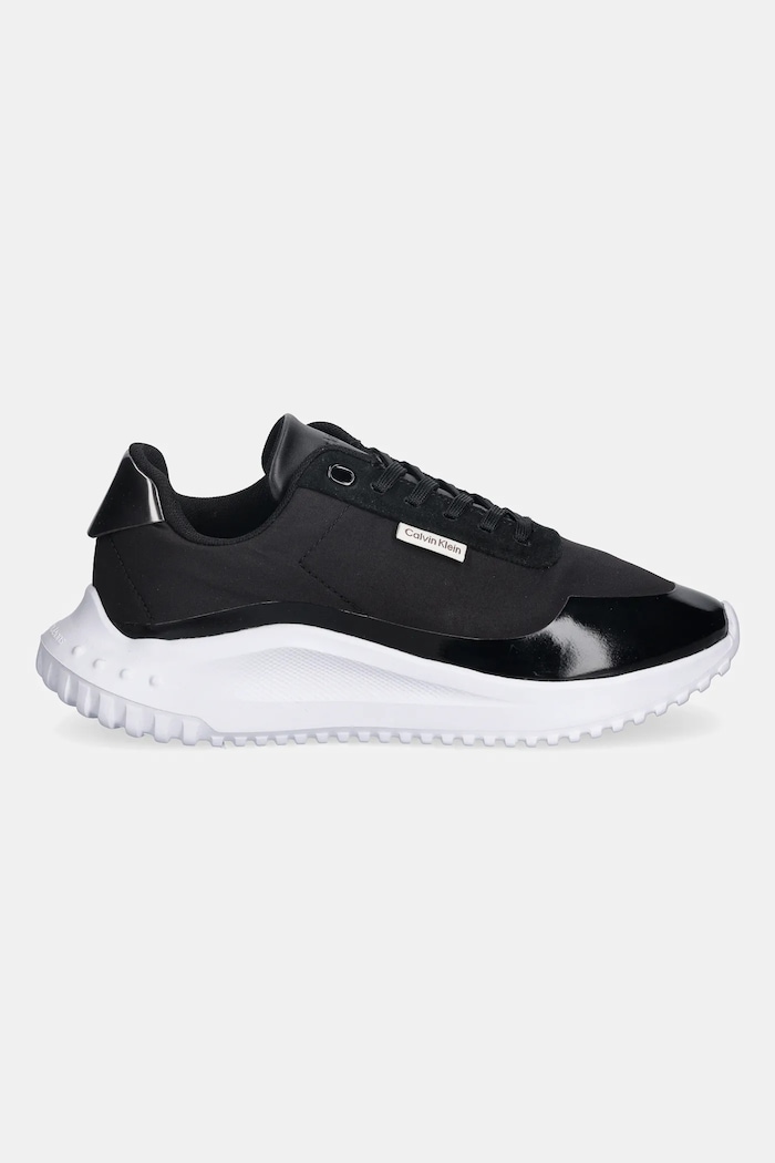 Calvin Klein sneakersy EVA RUNNER LACE UP MAT MIX YW0YW02016 czarny SS26