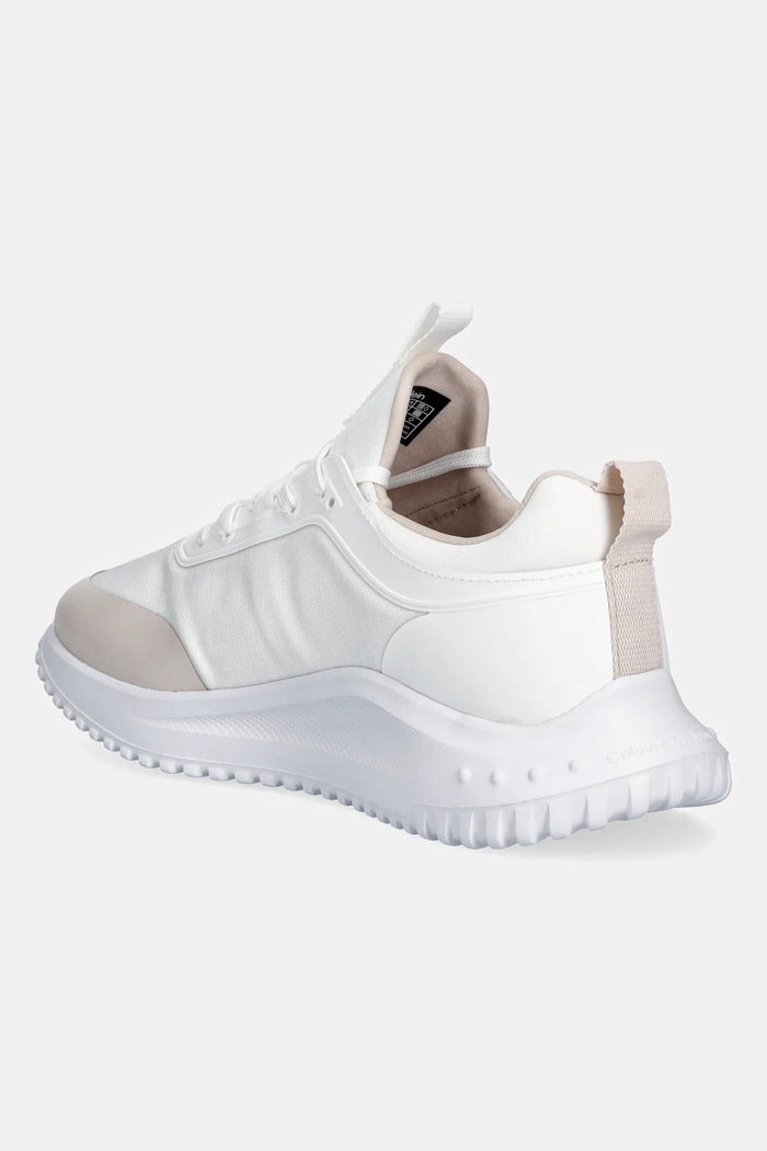 Cipők Calvin Klein sportcipő EVA RUNNER LACEUP SOCK MAT MIX YW0YW02064 fehér